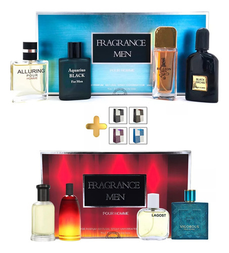 8pk 30ml Fragrance Men Pour Homme Perfumes Mini Set