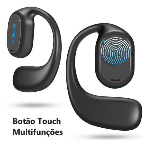 Fone De Ouvido Sem Fio Bluetooth 5.3 Tws Condução Óssea