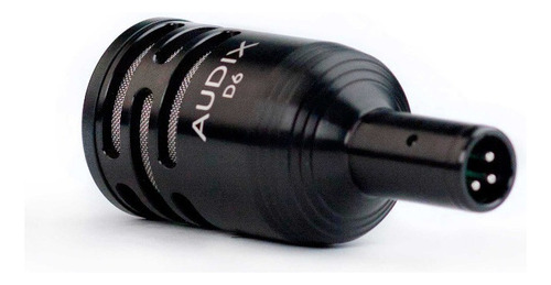 Micrófono dinámico Audix D6 color negro