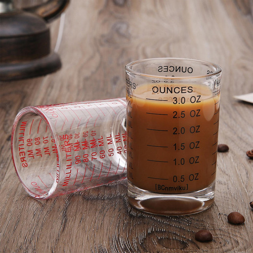 . Taza Medidora De Vidrio De 90ml, Taza Medidora De