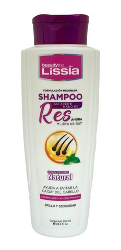 Shampoo Mano De Res Lissia -850 Ml