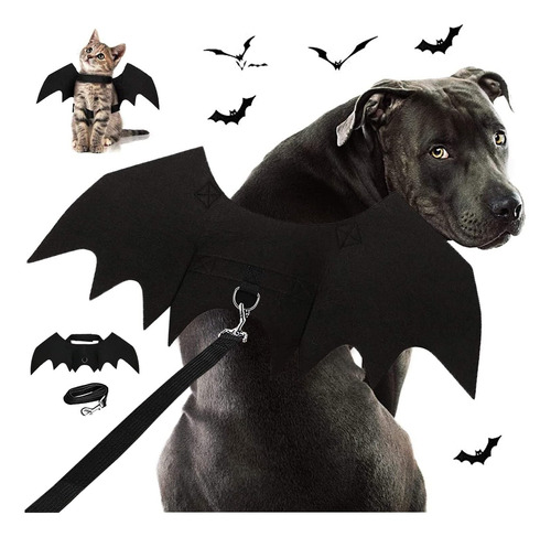 Strangefly Disfraz De Murciélago Para Perro De Halloween, Al