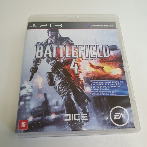 Dvd Battlefield 4 Ps3 - D0110