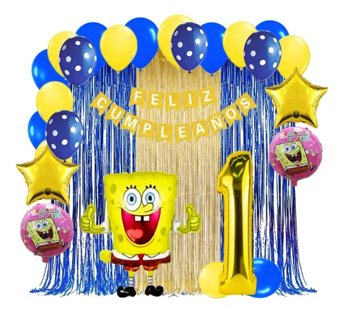 PACK CUMPLEAÑOS BOB ESPONJA