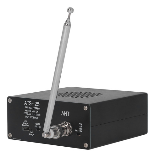 Receptor De Rádio Dsp Full Band Fm Am Mw Sw Ssb Ham Recorder