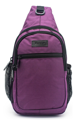 Bandolera Manos Libres Macoly Koala 281 Lona Morado