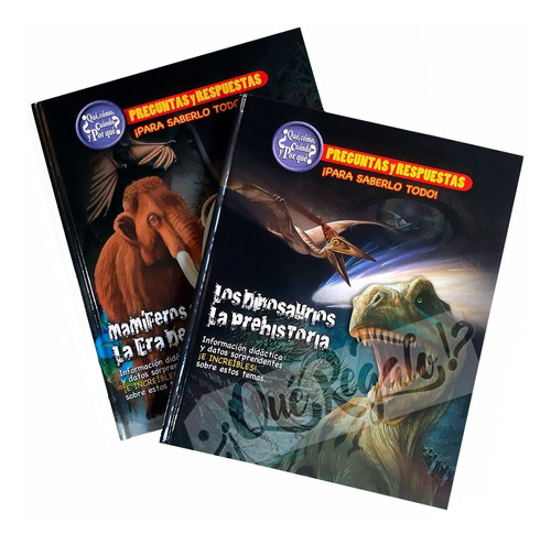 Libro Dinosaurios Prehistoria · 2 Libros · Para Saberlo Todo