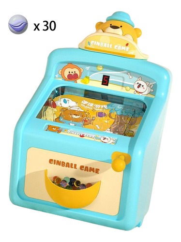 Pick Up Bean Machine, Pinball Play Game, Máquina Azul
