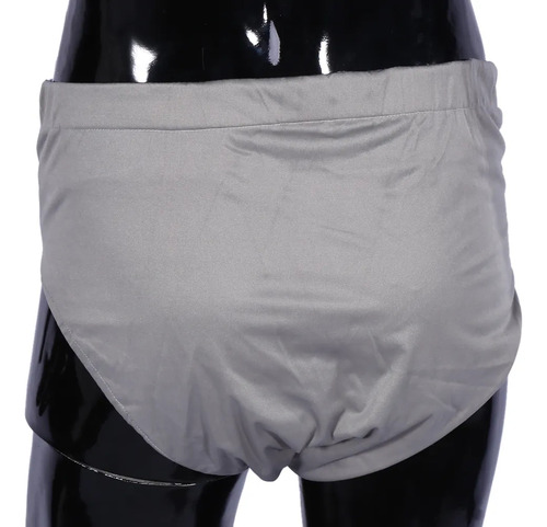 Pañal Gris Reutilizable Para Adultos, Nuevo, Lavable Y Ajust