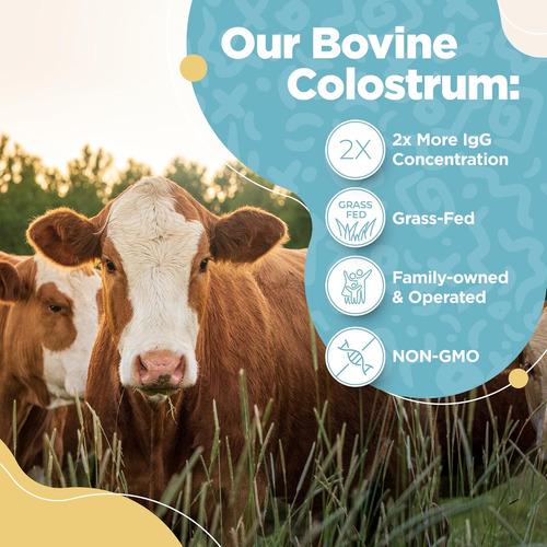 Calostro Bovino En Polvo Colostrum 1500 Mg 40%ig 90g