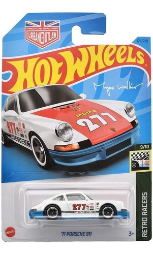 Hot Wheels Carro 71 Porsche 911 + Obsequio 