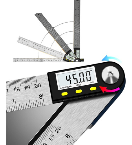 Regla Digital De Ángulo Lcd Goniómetro Electrónico0=200mm