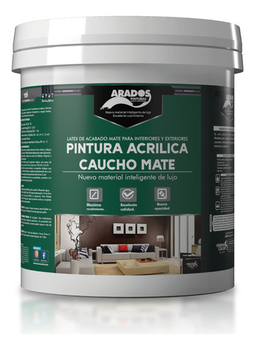 Pintura Caucho Mate Beige Light Cuñete B Arados Verona