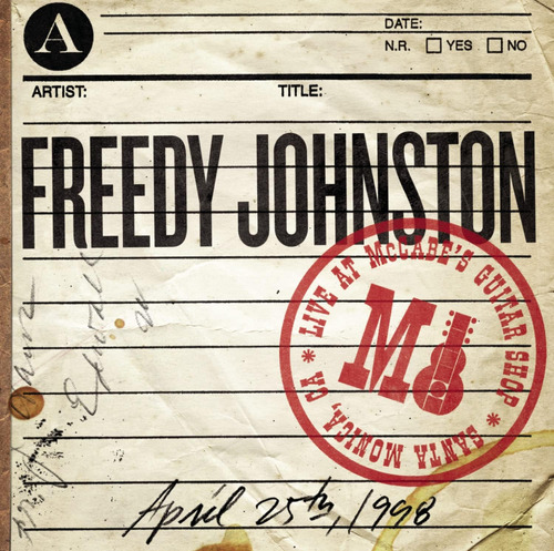 Cd: Johnston Freedy En Vivo En Mccabe S Guitar Shop Usa Impo