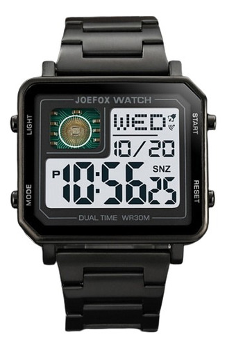 Reloj Digital Joefox Metalico Hombre