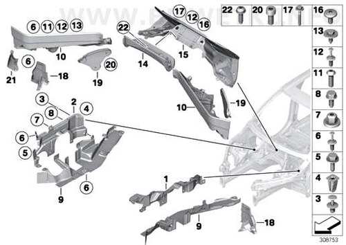 Cobertura Cx Direção Superior Esquerdo Bmw X5 Cod 7160237 (Usado)