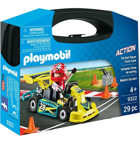 Playmobil Action 9322 - Maletin Piloto De Karting - Intek 