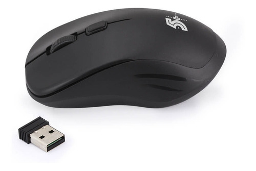 Imagem 3 de 6 de Mouse Sem Fio Original 5+ Preto * Wireless