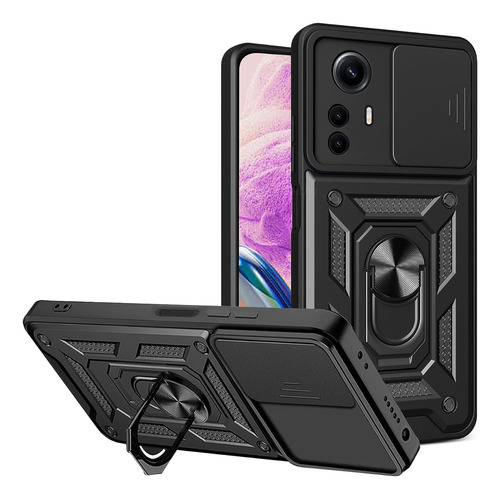 Capa Skudo Para Xiaomi Redmi Note 12s Proteção Camera E Anel