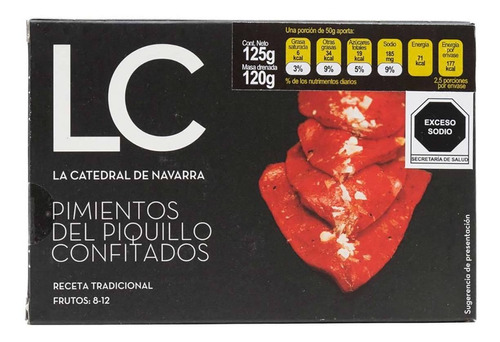 Pimiento La Catedral De Navarra Piquillo Confitado 125g