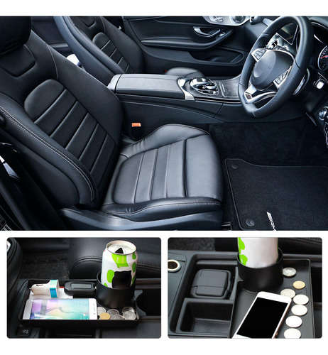 Caja De Almacenamiento Con Hendiduras Para Asientos De Coche
