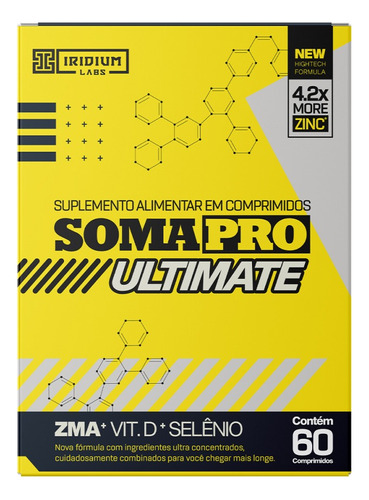 Soma Pro Ultimate 60 Comps - Iridium Labs Sabor Sem sabor