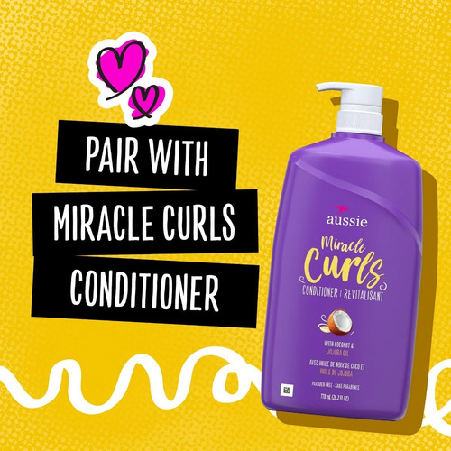 Champu + Acondicionador Rizos Definidos Aussie Miracle Curls