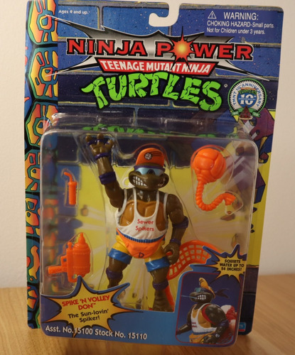 Spike N Volley Don 1996 Tmnt Donatello Ninja Power Tortugas