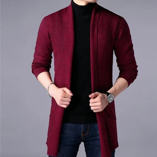 Sueter rojo largo hotsell