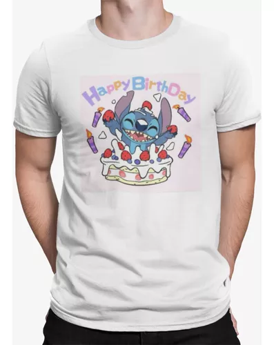 Playeras Stitch Feliz Cumpleaños