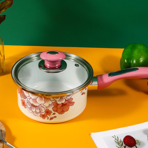 Olla De Leche Esmaltada, Alimenticio, Olla Antiadherente