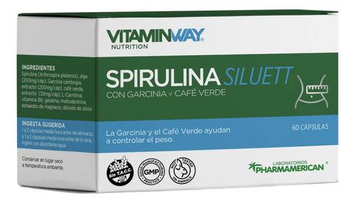 Vitamin Way Spirulina Siluett Adelgazante Control Del Peso