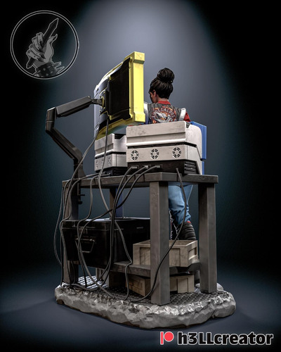 Panam Palmer Cyberpunk 2077 Game 24cm Estátua Figura Resina