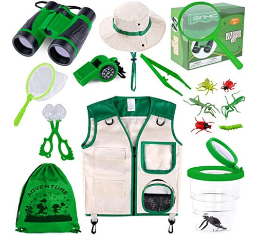 Ginmic Kit De Explorador Para Niños Y Kit De