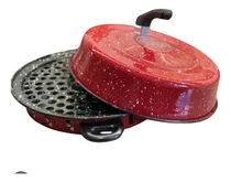 Comprar Parrilla Parrigas Vintage Grande, Roja 35 Cm