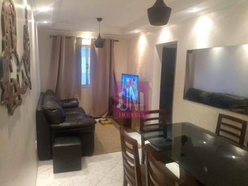 Apartamento Com 2 Dormitórios À Venda, 56 M² Por R$ 255.000 - Vila Valparaíso - Santo André/sp - Ap2138