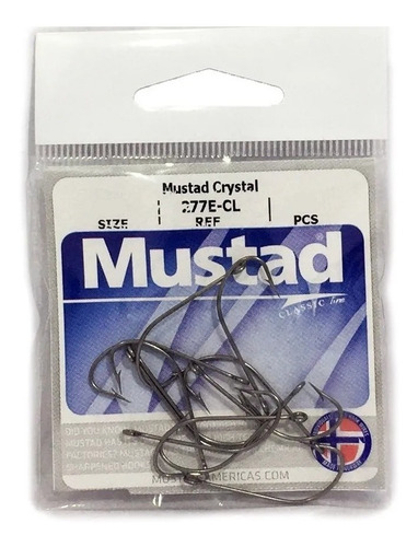 Anzuelos Mustad 277e-cl Nº 3