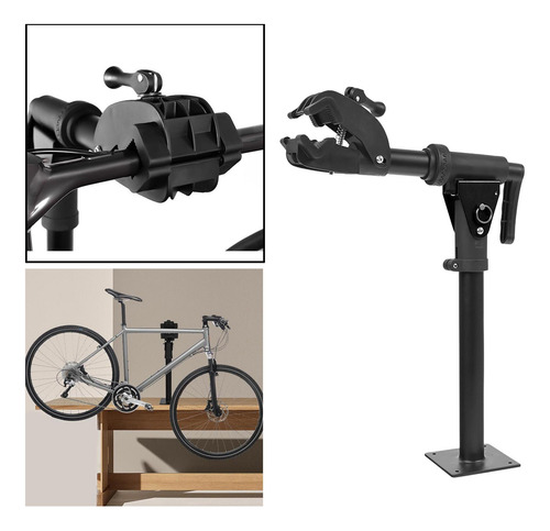 Estante De Mantenimiento De Bicicletas Para Pared O Negro