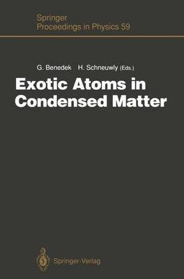 Libro Exotic Atoms In Condensed Matter : Proceedings Of T...