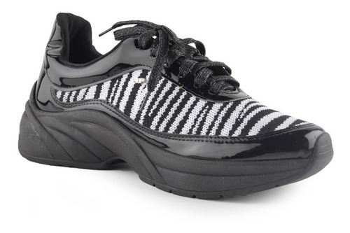 Imagen 3 de 6 de Zapatillas De Mujer De Cuero Zapatos Halep - Ferraro