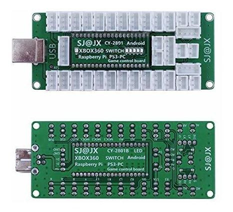 Imagen 5 de 6 de Sjjx Arcada Controlador De Juegos Usb Kit De Encoder Led Ch