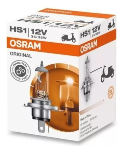 2 Bombillo Osram Hs1 Original 12v35w Farola Moto Motocicleta