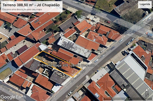 Casa À Venda Em Terreno De 388,50m No Jd. Chapadão Em Campinas. Estudo Permuta De Menor Valor.
