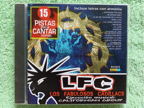 Eam Cd 15 Pistas Para Cantar Como Los Fabulosos Cadillacs 03