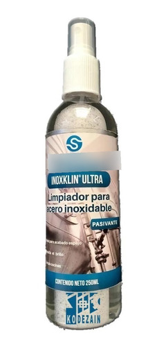 Limpiador De Acero Inoxidable Sparkling Inoxklin Ultra 125ml