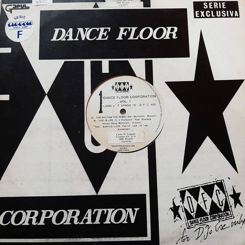 Vinilo Dance Floor Corporation Vol 1 Interpretes Varios E2