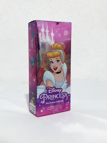 Imagen 3 de 7 de Perfume Disney Princesa Con Atomizador Cenicienta X 50 Ml.