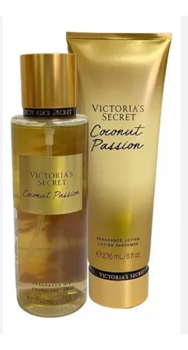 Set Perfume Y Crema Coconut Passion Victorias Secret