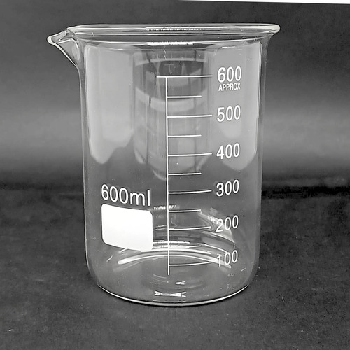 Perfecta Kit Copo Béquer Becker Vidro Boro 600ml Com 5 Peças
