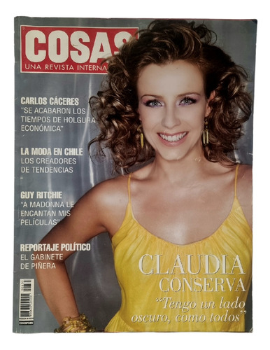 Revista Cosas Internacional Año 2008 Claudia Conserva